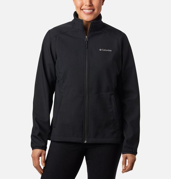 Columbia Kruser Ridge II Softshell Jacket Black For Women's NZ6239 New Zealand